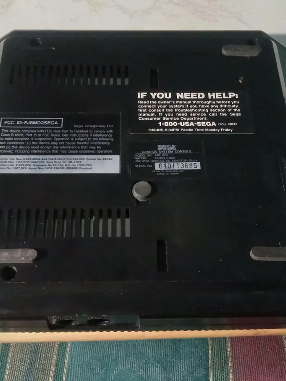 Sega Genesis Model 2 Console Only Tested Working System